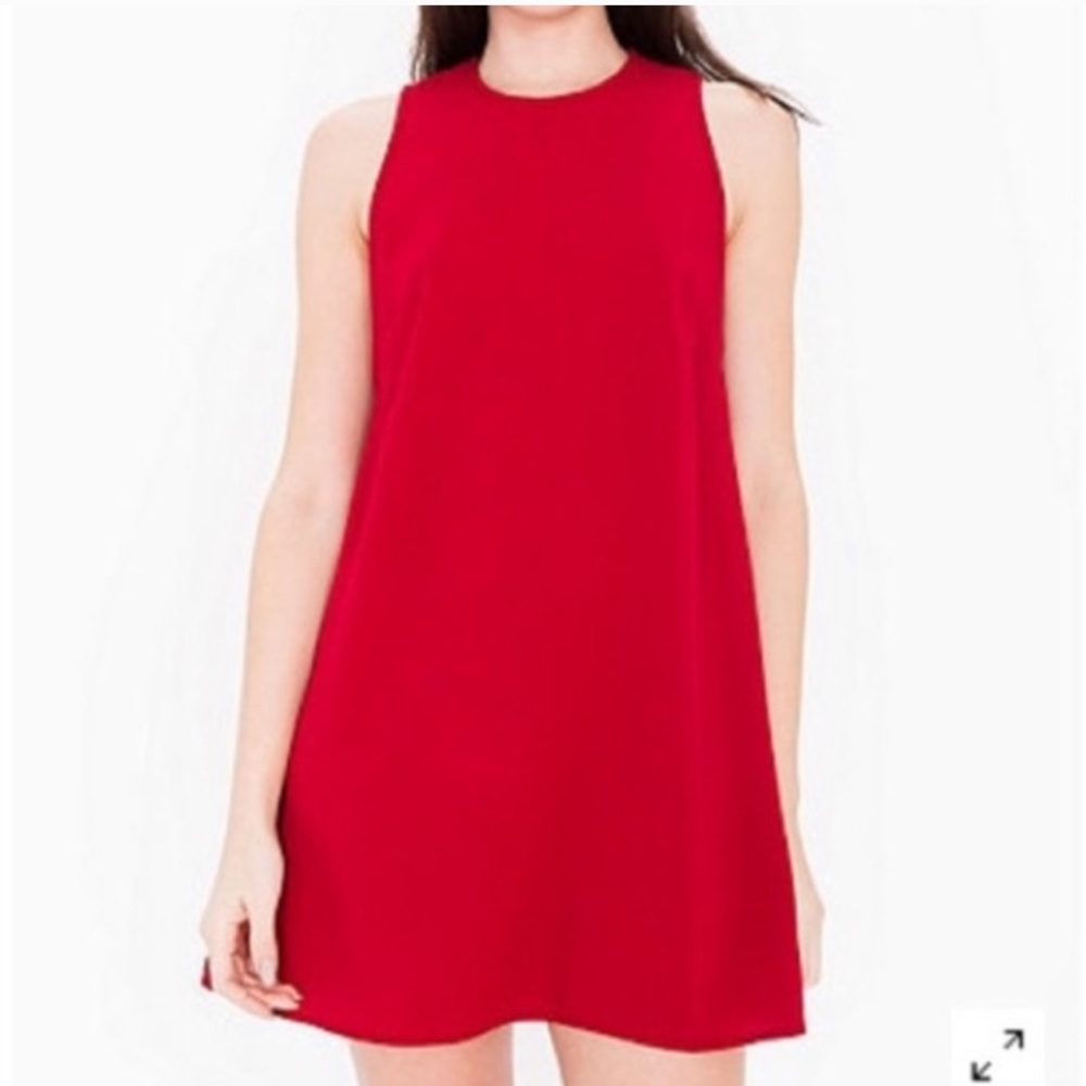 EUC American Apparel Mini Shift Dress in Red